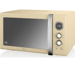 SWAN  SM22080CN Retro Microwave with Grill - Cream